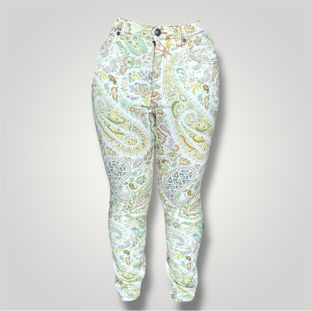 Etro Multicolor Paisley Jeans